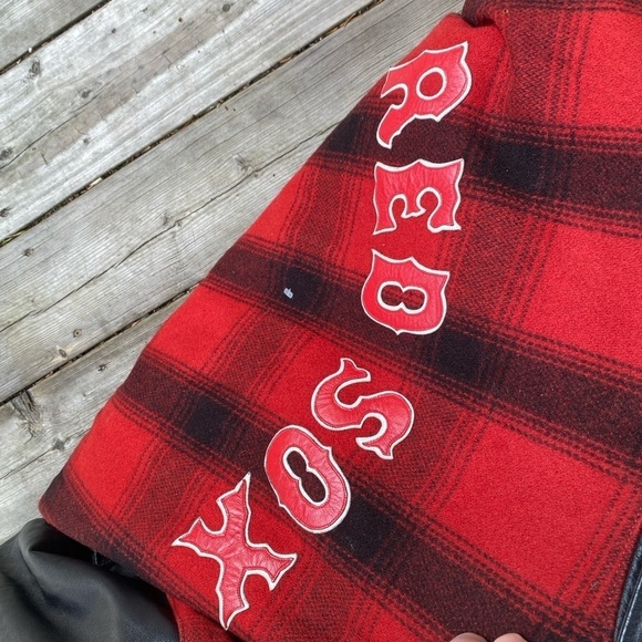 Vintage 90s Boston Red Sox Varsity Jacket MLB Merchandise JH Design XXL - Picture 11 of 15